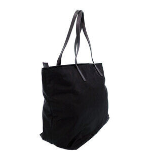 Prada Vela Tessuto Black Shoulder Tote Bag